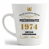 KUBEK latte 50-TE URODZINY 50 LAT PREZENT