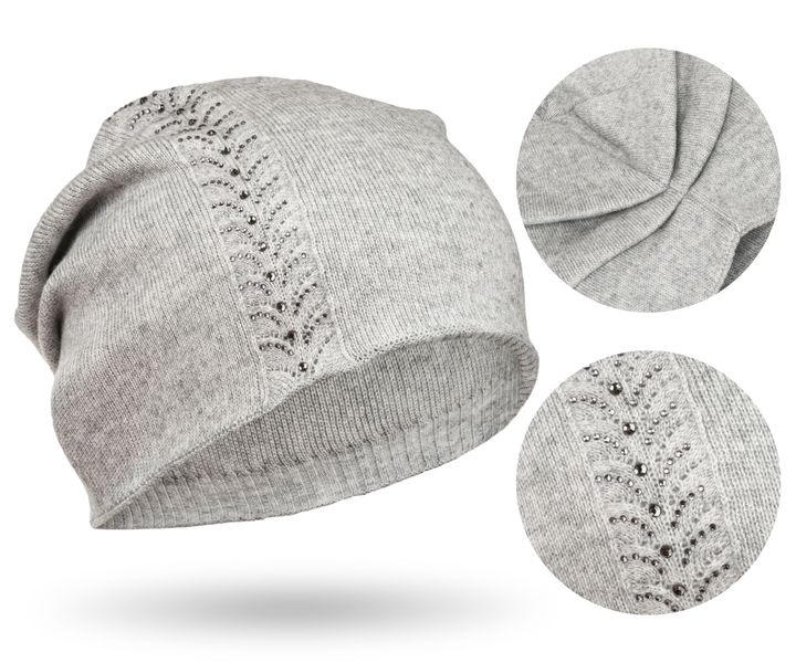 czapka ptn hat-03-7552 grey zdjęcie 1