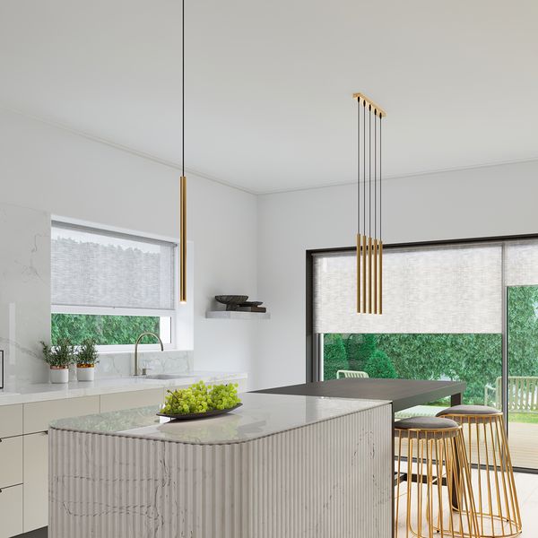 Lampa wisząca PASTELO 5P złota zdjęcie 9