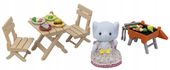 2X Figurka Epoch Sylvanian Families BBQ Picnic