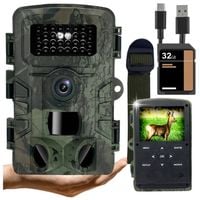 FOTOPUŁAPKA IR LEŚNA KAMERA MPX 1920 X 1080 40 DIOD TRYB NOCNY