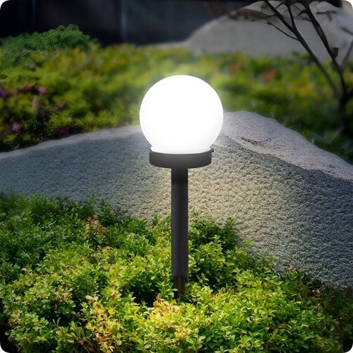 4x LAMPA SOLARNA OGRODOWA MOCNA BIAŁA KULA LED XXL na Arena.pl