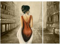 OBRAZ PARYSKI SPACER KOBIETY FRANCE