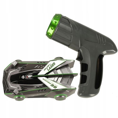 Samochód KASKADER Zdalnie Sterowany LASEREM jeździ po ŚCIANIE SUFICIE na Arena.pl