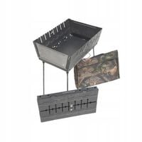 MANGAL 2MM NA 8 SZASZLYKÓW GRILL WEGLOWY GRILL SKLADANY MANGAL + POKROWIEC