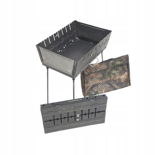 MANGAL 2MM NA 8 SZASZLYKÓW GRILL WEGLOWY GRILL SKLADANY MANGAL + POKROWIEC na Arena.pl