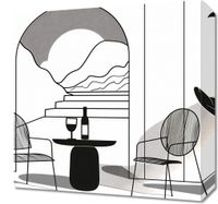 Obraz 40x40cm Relaks w Monochromie