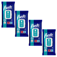 Presto ściereczki chusteczki do sprzatania łazienki 4 x 55 sztuk zestaw