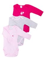 Body dziewczęce z długim rękawem słodycze 3PAK 80 YOCLUB