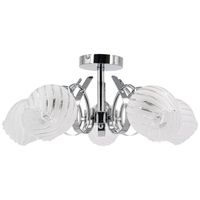 Sufitowa lampa sypialniana 7138/5 8C nad łóżko chrom