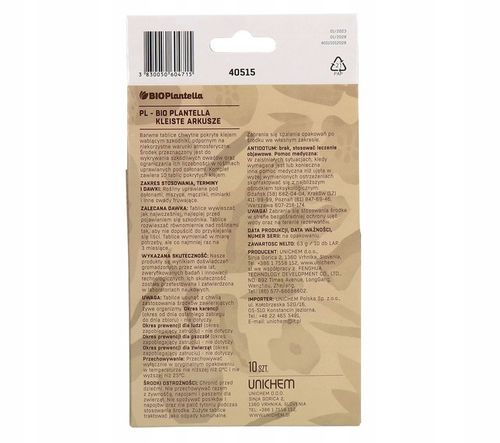 KLEISTE ARKUSZE LEP NA MSZYCE WCIORNIASTKI MĄCZNIAKI MUCHY INNE SZKODNIKI na Arena.pl