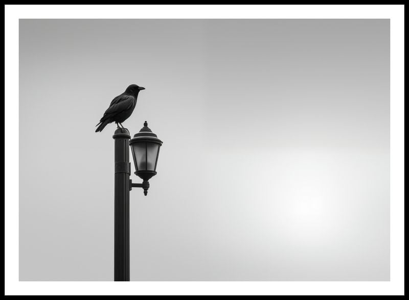 Plakat 84x59,5cm Samotny Postój Kruka zdjęcie 3