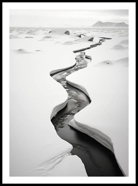 Plakat 50x70cm Szczeliny Mrozu zdjęcie 3