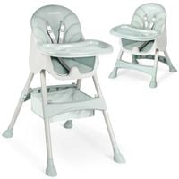 Krzesełko do karmienia ze stolikiem Milo zielone