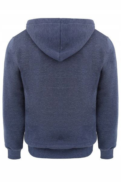 Bluza męska z kapturem granatowa melanż Ludwik Rozmiar - XXL zdjęcie 3