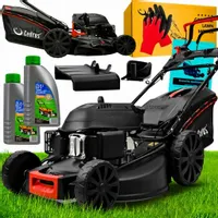 NOWOCZESNA KOSIARKA SPALINOWA Z NAPĘDEM REGULACJA ZESTAW GIGANT MOC 7KM XXL