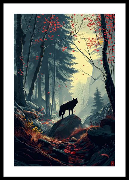 Plakat 30x45cm Leśne Echa zdjęcie 3