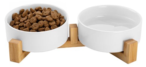 ceramiczne miski dla psa 400ml 2x jax białe na Arena.pl