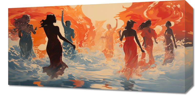 Obraz 60x30cm Taneczny Żar zdjęcie 1