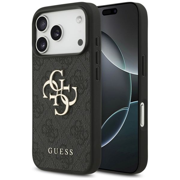 Etui Guess 4G Big Logo do iPhone 17 Pro czarny zdjęcie 1