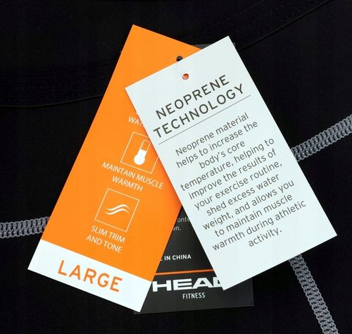 HEAD FITNESS Spodnie na siłownie szorty neopren Termiczne SIŁOWNIA Męskie L na Arena.pl