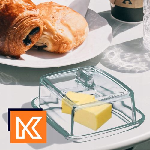 KADAX 2x Maselniczka Maselnica Z Pokrywką Szklana na Arena.pl