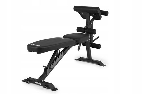 Ławka Treningowa Prosta Ławeczka do ćwiczeń + Stojaki Regulowane 2w1 Zipro na Arena.pl
