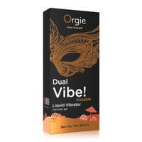 dual vibe! sex on the beach kissable liquid vibrator   15 ml
