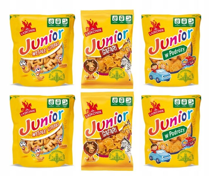 Zestaw Lajkonik Junior MIX 3 x 2szt. (6 szt.) zdjęcie 1