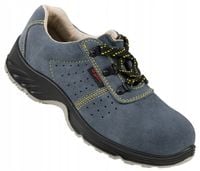 Buty robocze męskie PÓŁBUTY ZAMSZOWE Skórzane Lekkie Bez Podnoska URGENT