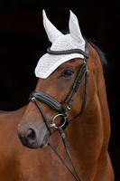 Nauszniki dla konia Linea, biały, roz. Pony, Covalliero