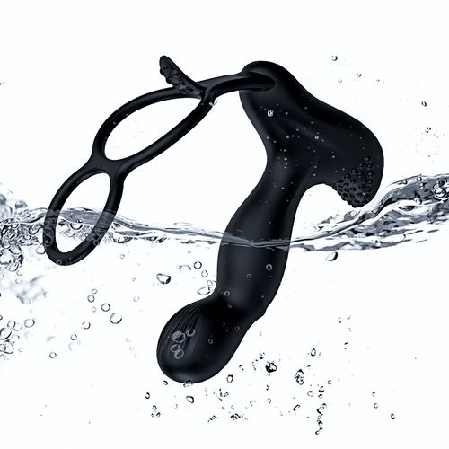 wibrator silicone massager 7 function and heating function, black na Arena.pl