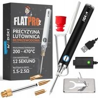 LUTOWNICA BEZPRZEWODOWA Z REGULACJĄ TEMPERATURY PRZENOŚNA PRECYZYJNA USB