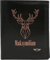 Portfel męski skórzany GRAWEROWANY prezent Z IMIENIEM personalizacja