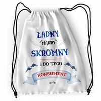 Plecak Dla Konsumenta Sportowy Szkolny Worek Torba Z Nadrukiem Ze Zdjęciem