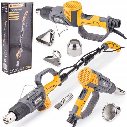 WYPALARKA ELEKTRYCZNA OPALARKA 3W1 ZESTAW 5 DYSZ 3 BIEGOWA REGULACJA na Arena.pl