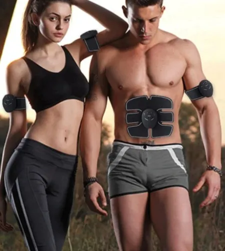 ELEKTRO STYMULATOR MIĘŚNI BRZUCHA I RAMION ELEKTROSTYMULATOR STYMULATOR 3W1 na Arena.pl