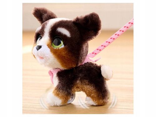 HASBRO FUR REAL WALKALOTS CHODZĄCY PIESEK NA SMYCZY DŹWIĘKI INTERAKTYWNY na Arena.pl