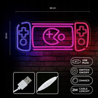 Neon Forever LED Konsola do gier RTV100545 Oświetlenie dekoracyjne