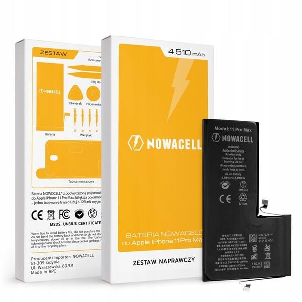 Bateria NCELL iPhone 11 Pro Max - zestaw naprawczy zdjęcie 6