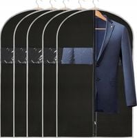 x5 POKROWIEC NA UBRANIA GARNITUR KOSZULĘ KURTKĘ PŁASZCZ SUKIENKĘ