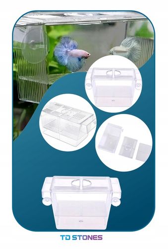 Kotnik Plastikowy dla Ryb Rozmiar L 22,5x9,5x10cm Dwie Komory DUŻY na Arena.pl