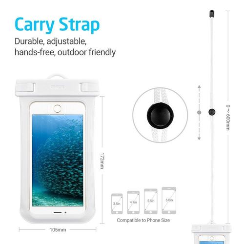 ESR UNIVERSAL WATERPROOF CASE WHITE na Arena.pl