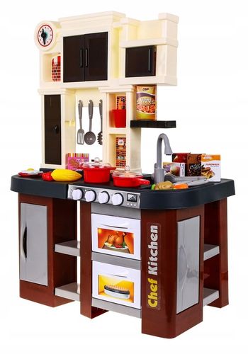 XXL interaktywna KUCHNIA ZABAWKA - ANEKS KUCHENNY dla dzieci + kran z wodą na Arena.pl