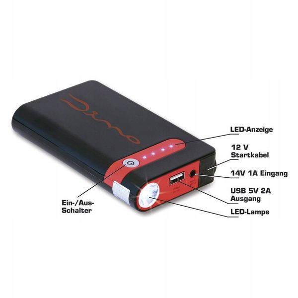 Booster Rozruch Auta Power Bank 9000mAh 400A zdjęcie 11