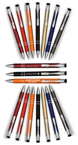 Długopis metalowy okazjonalny elegancki prezent dla taty grawer na Arena.pl