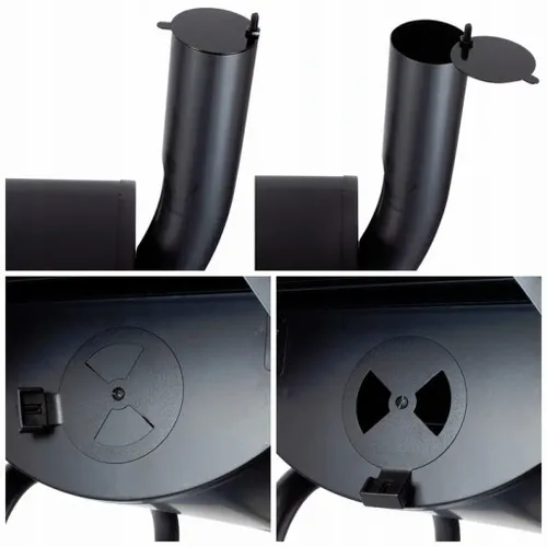 WĘGLOWY GRILL OGRODOWY pokrywa TERMOMETR kółka na Arena.pl