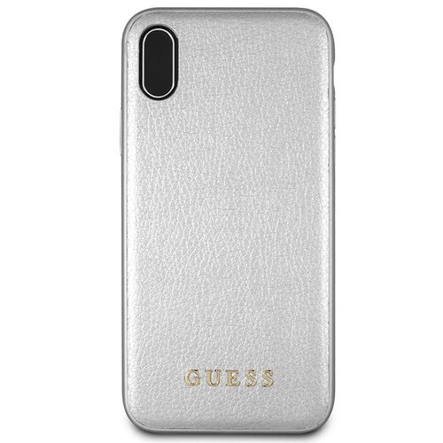 Guess Iridescent - Etui iPhone X (srebrny) na Arena.pl