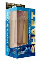 shaft model c 9.5” pine - elastyczna maszyna intymna z wibracjami