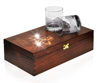 Szklanki do whisky "Polskie Góry" Fjord 300ml w skrzynce